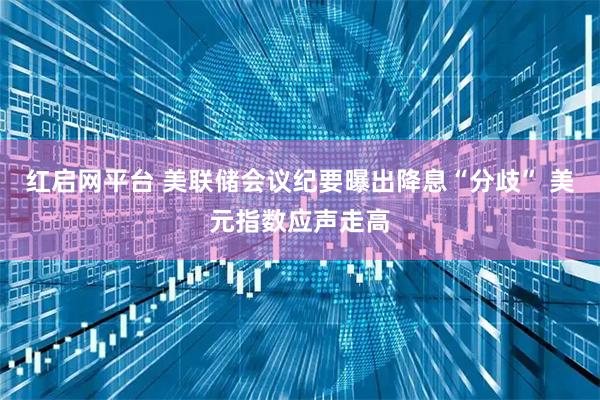 红启网平台 美联储会议纪要曝出降息“分歧” 美元指数应声走高